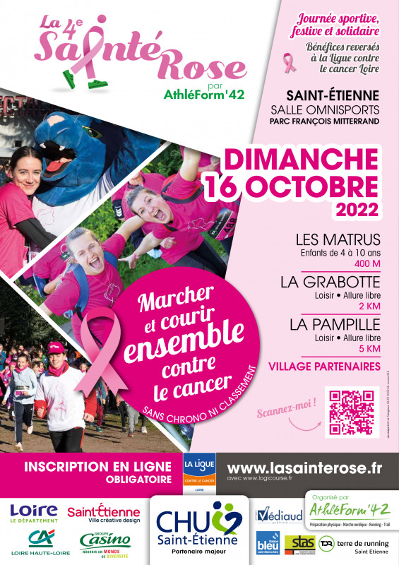 LA SAINTE ROSE Course/ Marche contre le cancer